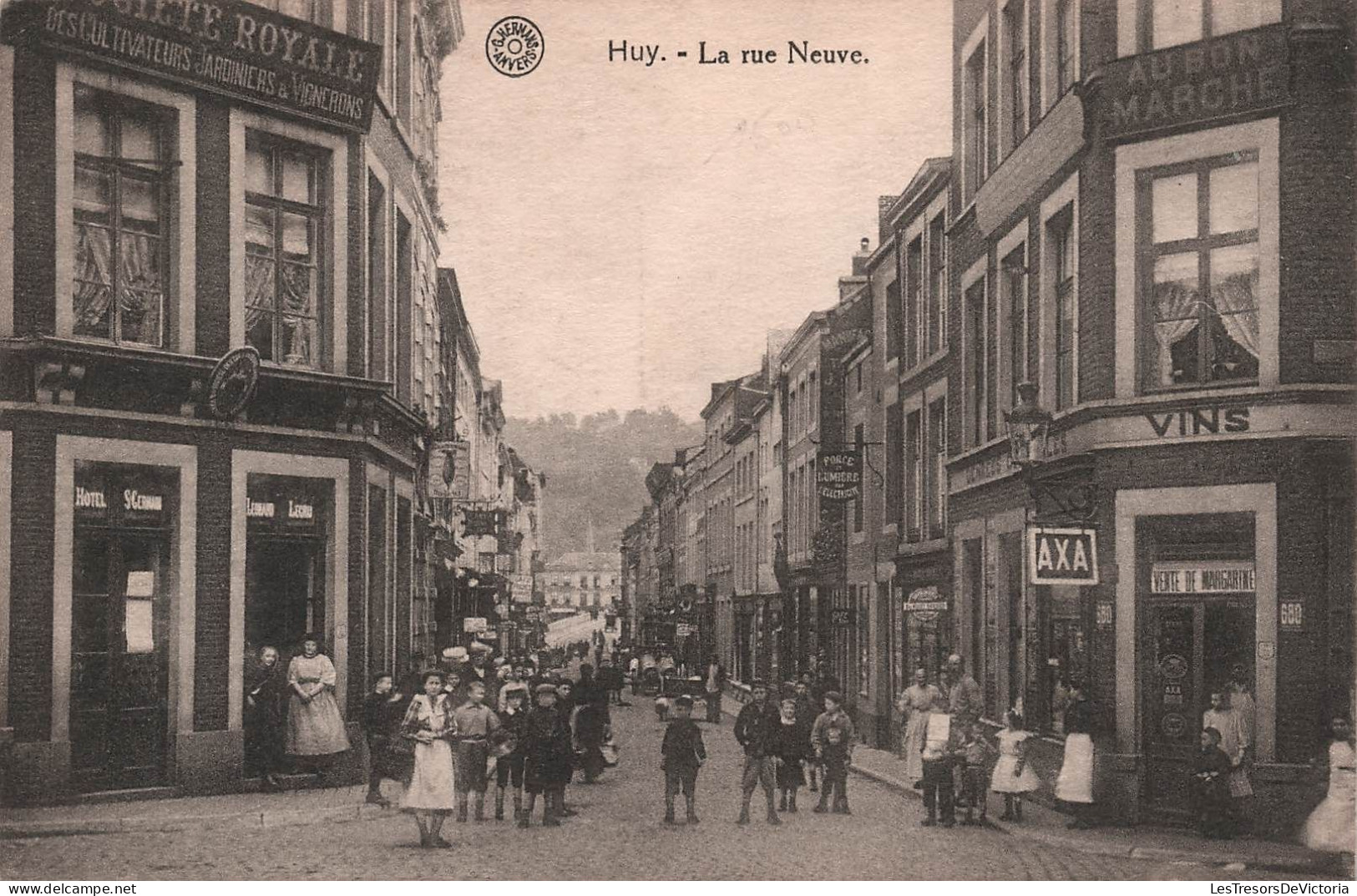 BELGIQUE - Huy - La Rue Neuve - Carte Postale Ancienne - Hoei