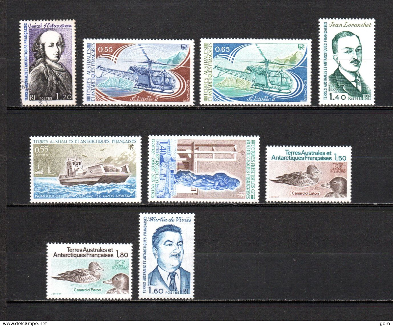 T.A.A.F.   1979-82  .-   Y&T  Nº    83-92/93-94-95-96-97/98-99 - Used Stamps