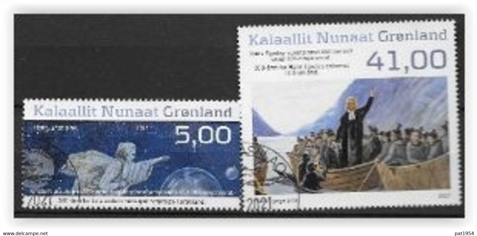 Groënland 2021, N°849/850 Oblitérés Christianisme - Used Stamps
