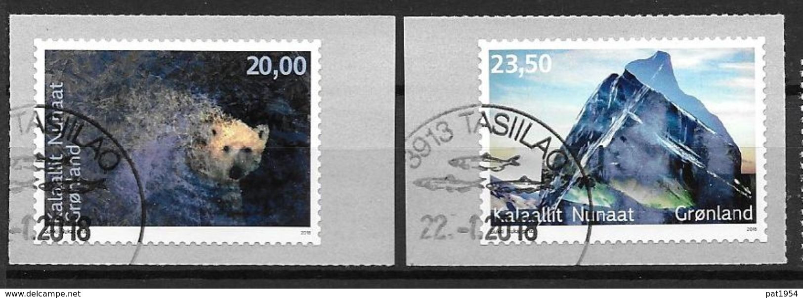 Groënland 2018, N°753/754 Oblitérés  Environnement - Used Stamps