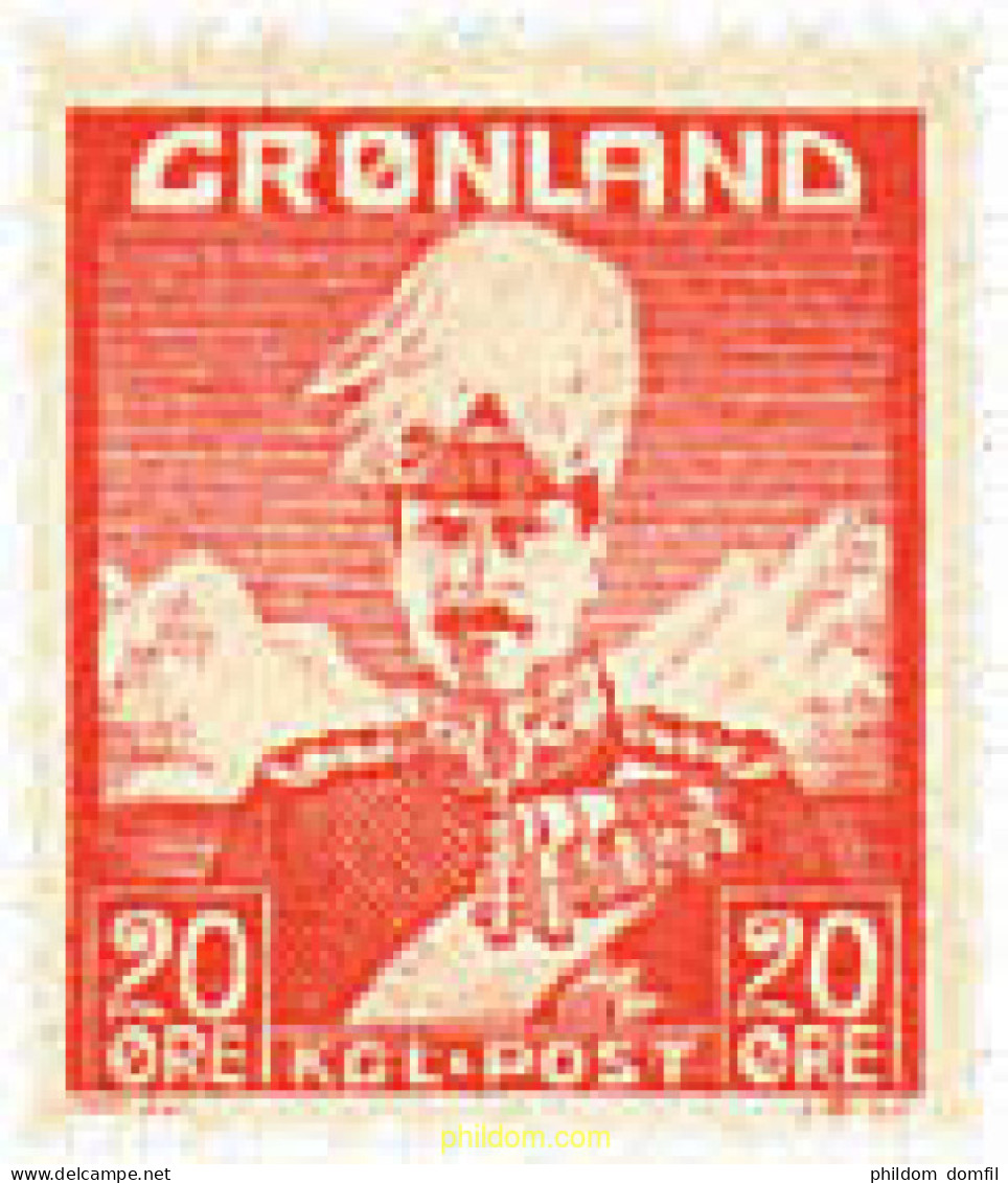 321112 MNH GROENLANDIA 1946 REY CHRISTIAN X Y OSO POLAR - Unused Stamps