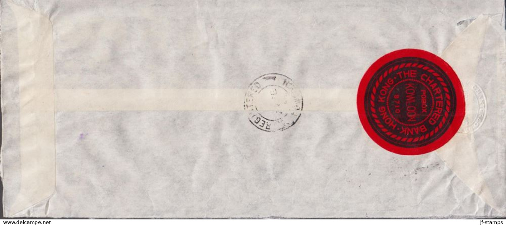 1965. HONG KONG. Registered Cover To Sweden With Elizabeth $ 1 And $ 1,30 + $ 2 Cancel... (Michel 206 + 207+) - JF531100 - Covers & Documents