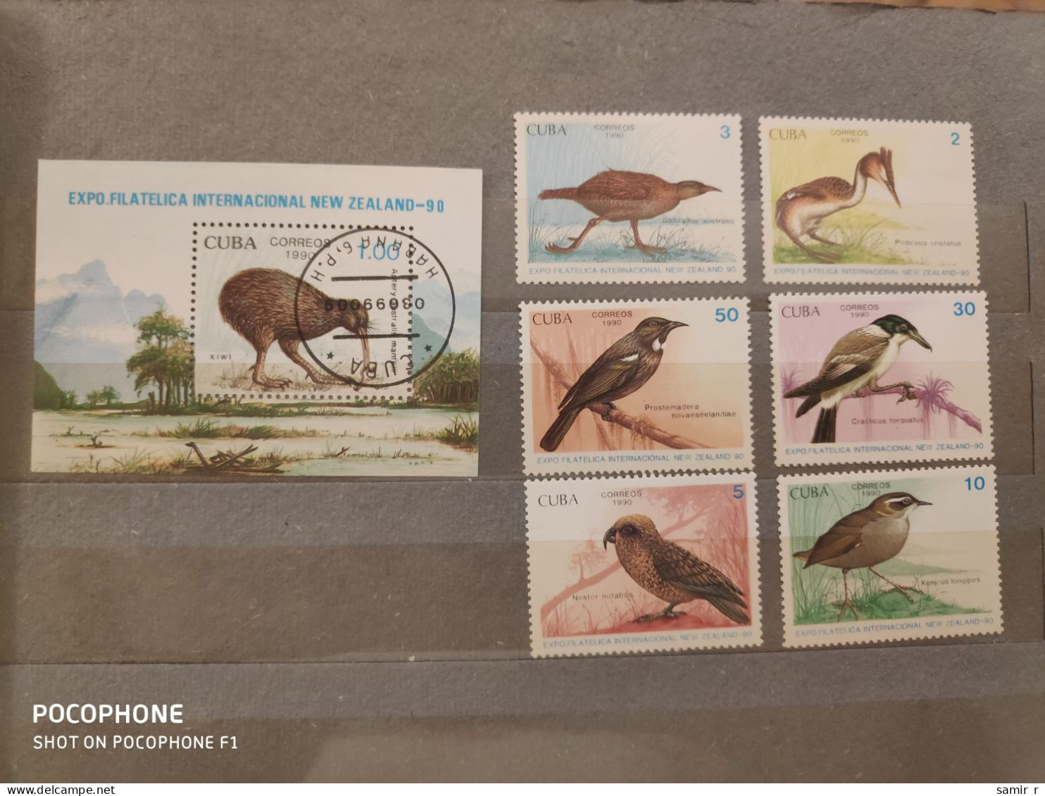 1990 Cuba Birds (F2) - Used Stamps