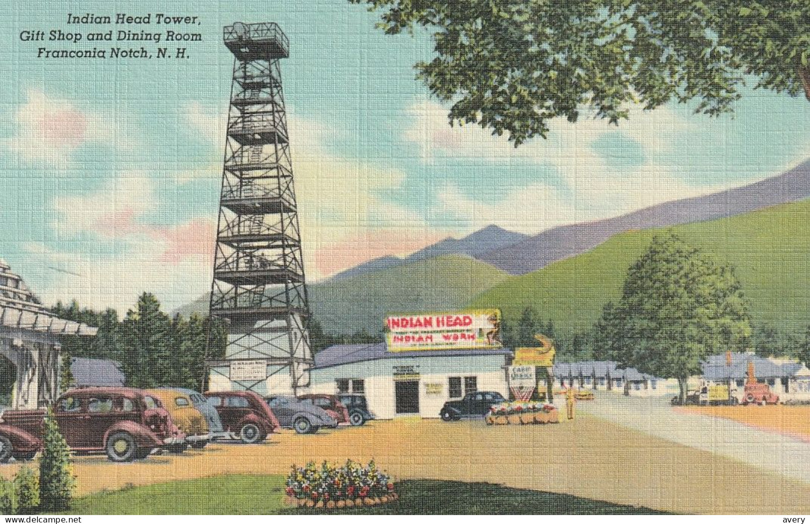 Indian Head Tower, Gift Shop And Dining Room, Franconia Notch, White Mountains, New Hampshire - White Mountains