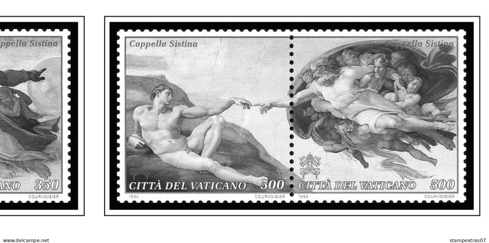 VATICAN 1929-2010 + 2011-2020 STAMP ALBUM PAGES (235 b&w illustrated pages)