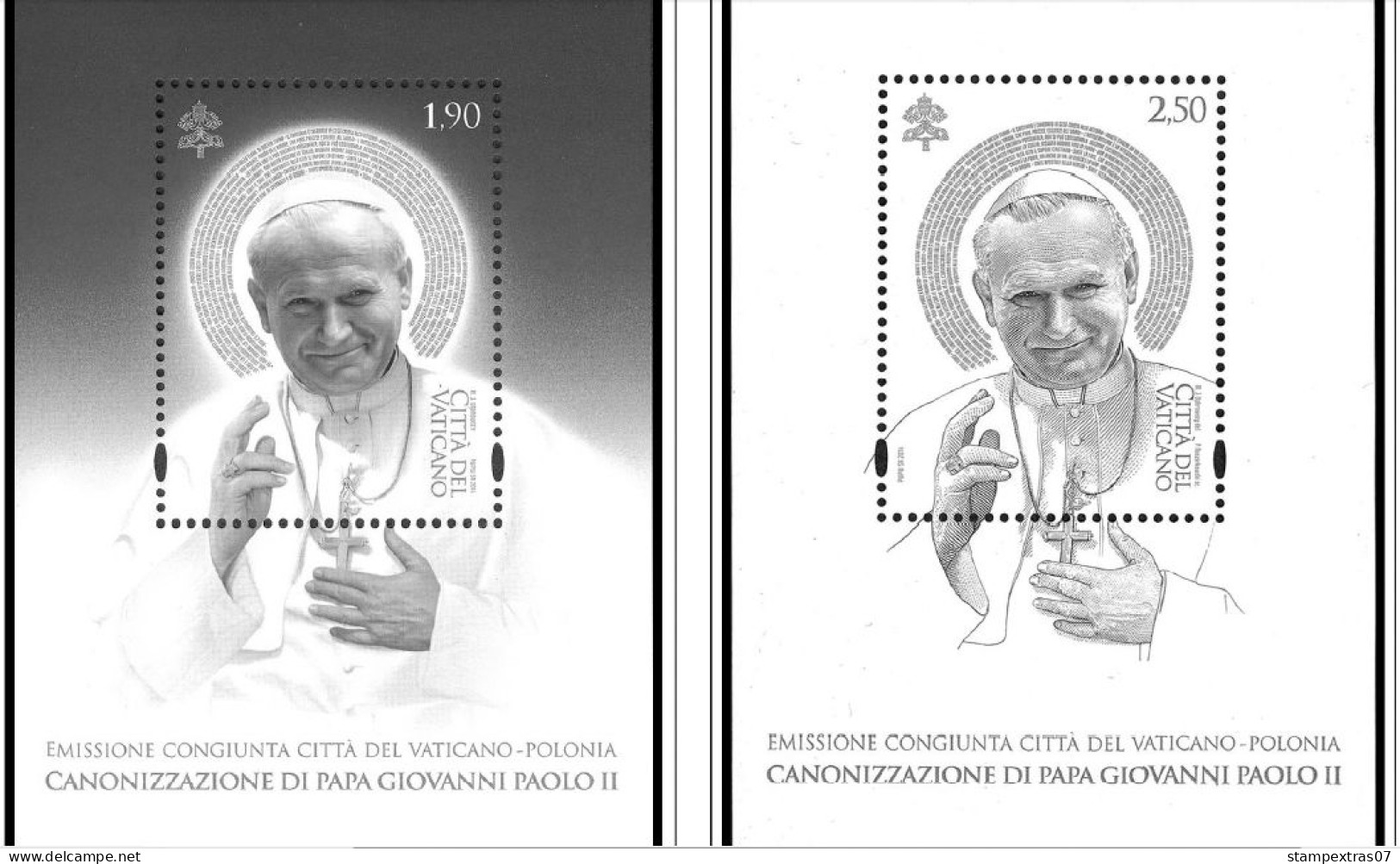 VATICAN 1929-2010 + 2011-2020 STAMP ALBUM PAGES (235 b&w illustrated pages)