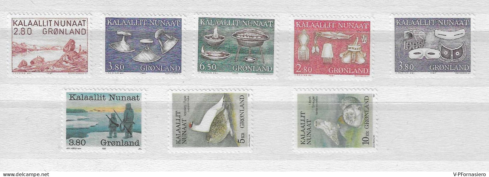 GROENLANDIA ** 1968/1987, 40 SERIE Complete - Lots & Serien