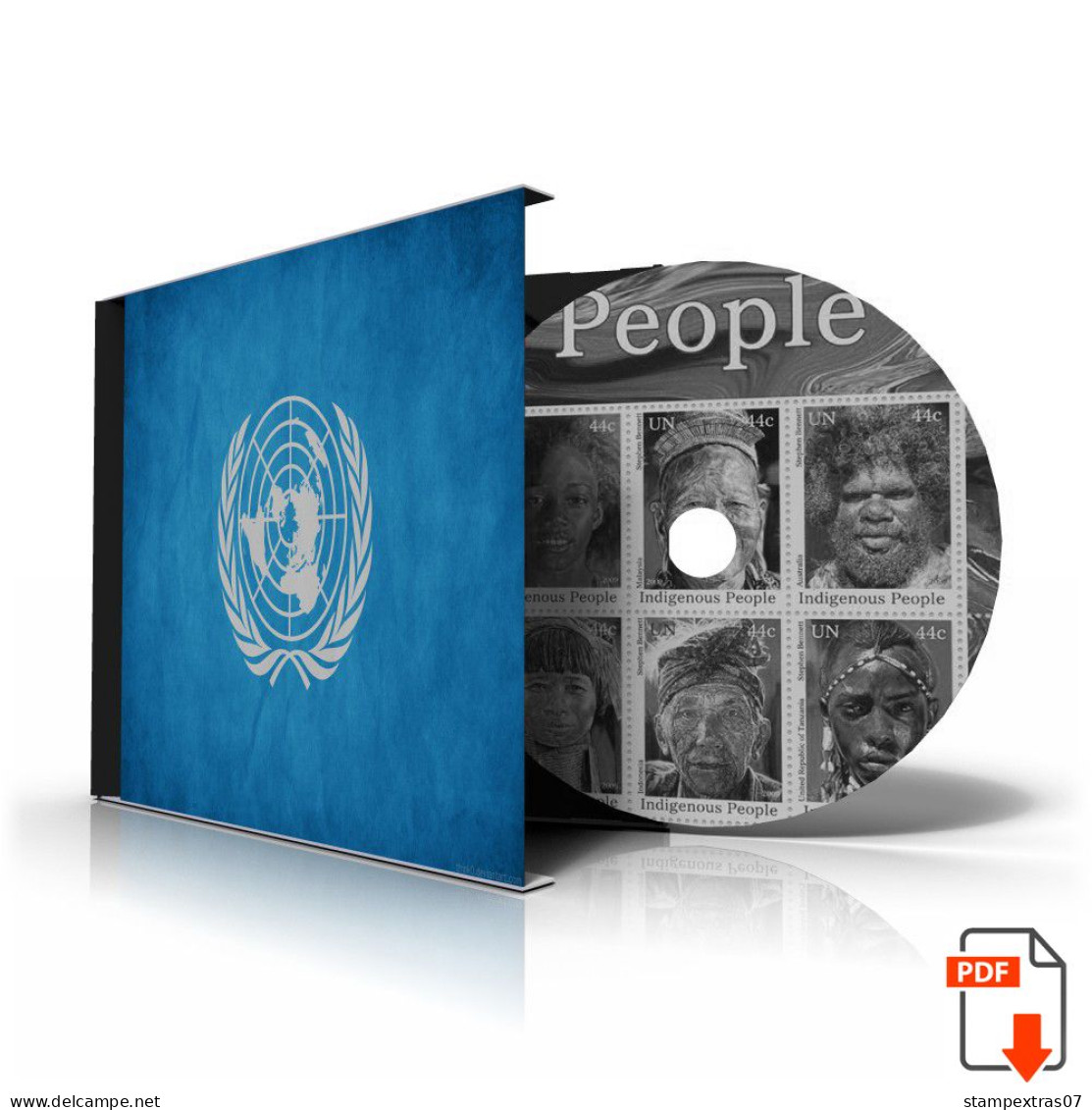 UNITED NATIONS - NEW YORK 1951-2020 STAMP ALBUM PAGES (229 B&w Illustrated Pages) - Engels