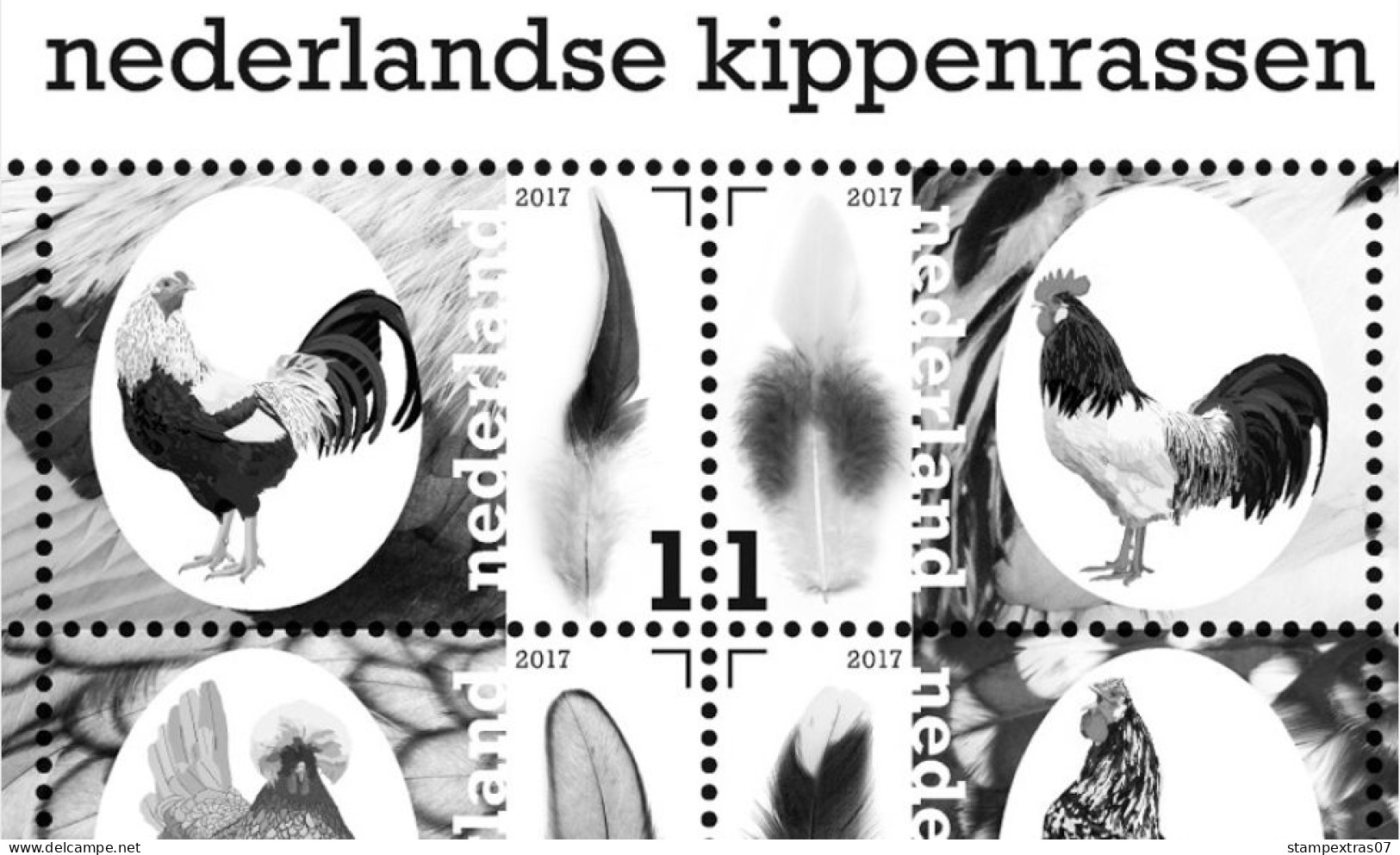 NETHERLANDS 1852-2010 + 2011-2020 STAMP ALBUM PAGES (474 b&w illustrated pages)