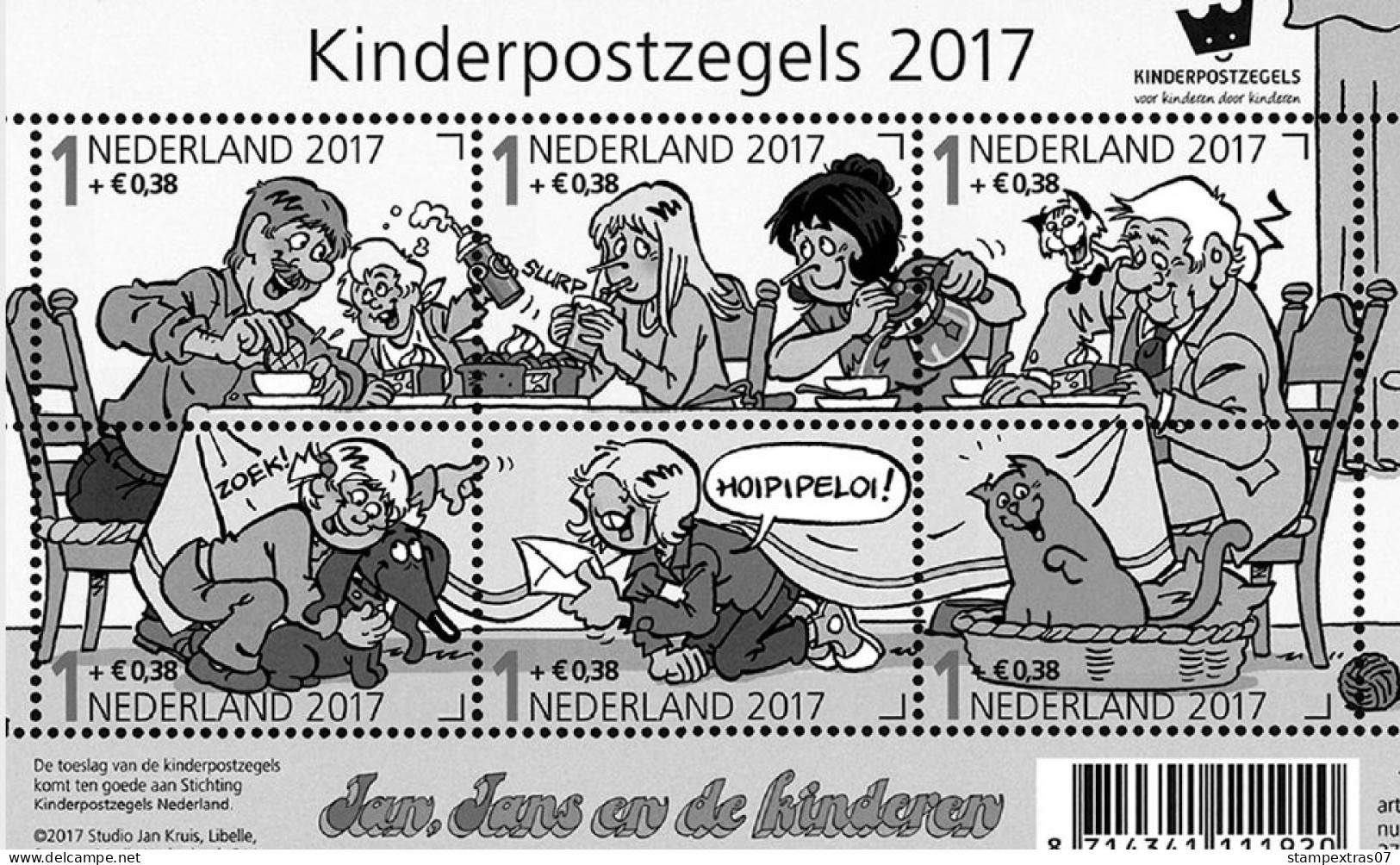 NETHERLANDS 1852-2010 + 2011-2020 STAMP ALBUM PAGES (474 b&w illustrated pages)