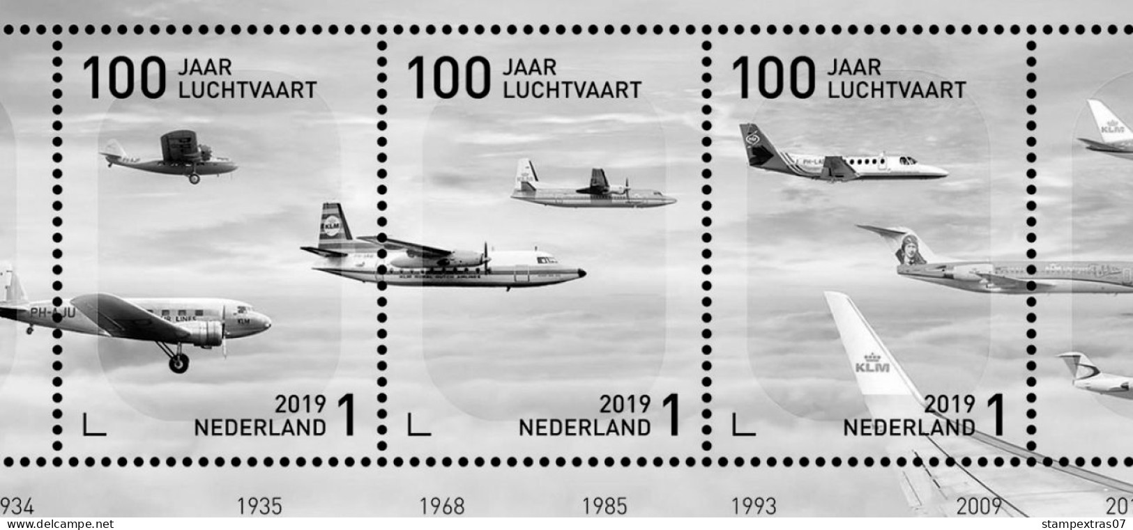 NETHERLANDS 1852-2010 + 2011-2020 STAMP ALBUM PAGES (474 b&w illustrated pages)