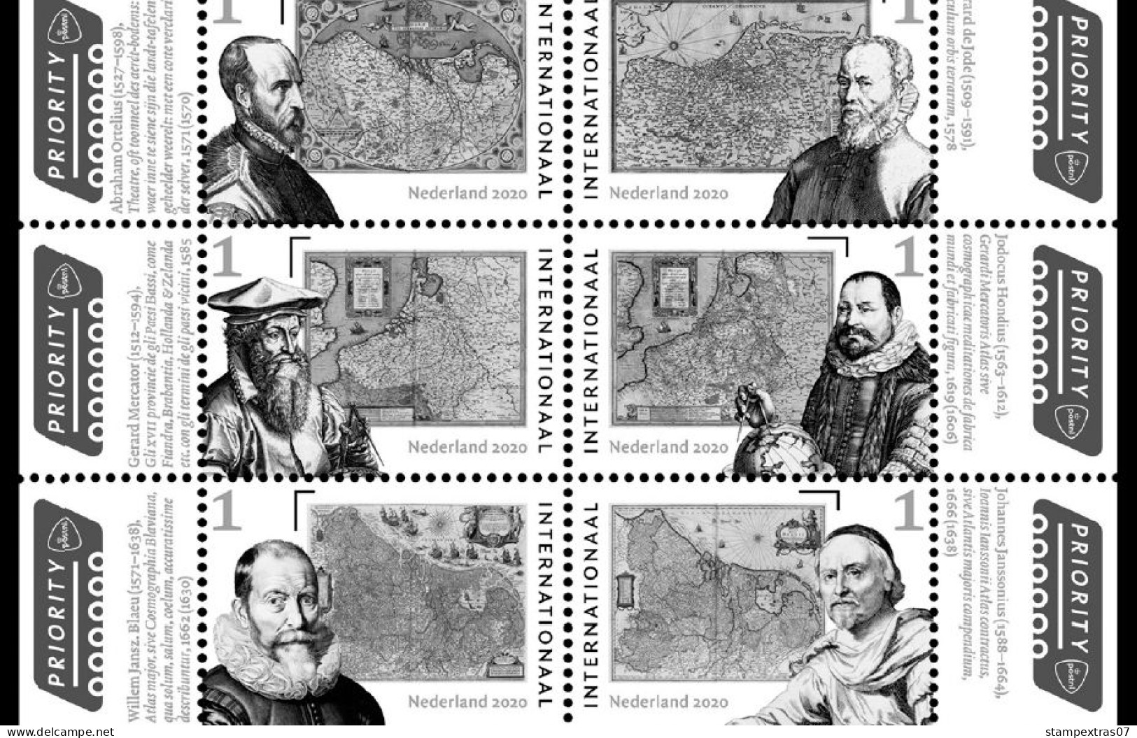 NETHERLANDS 1852-2010 + 2011-2020 STAMP ALBUM PAGES (474 b&w illustrated pages)