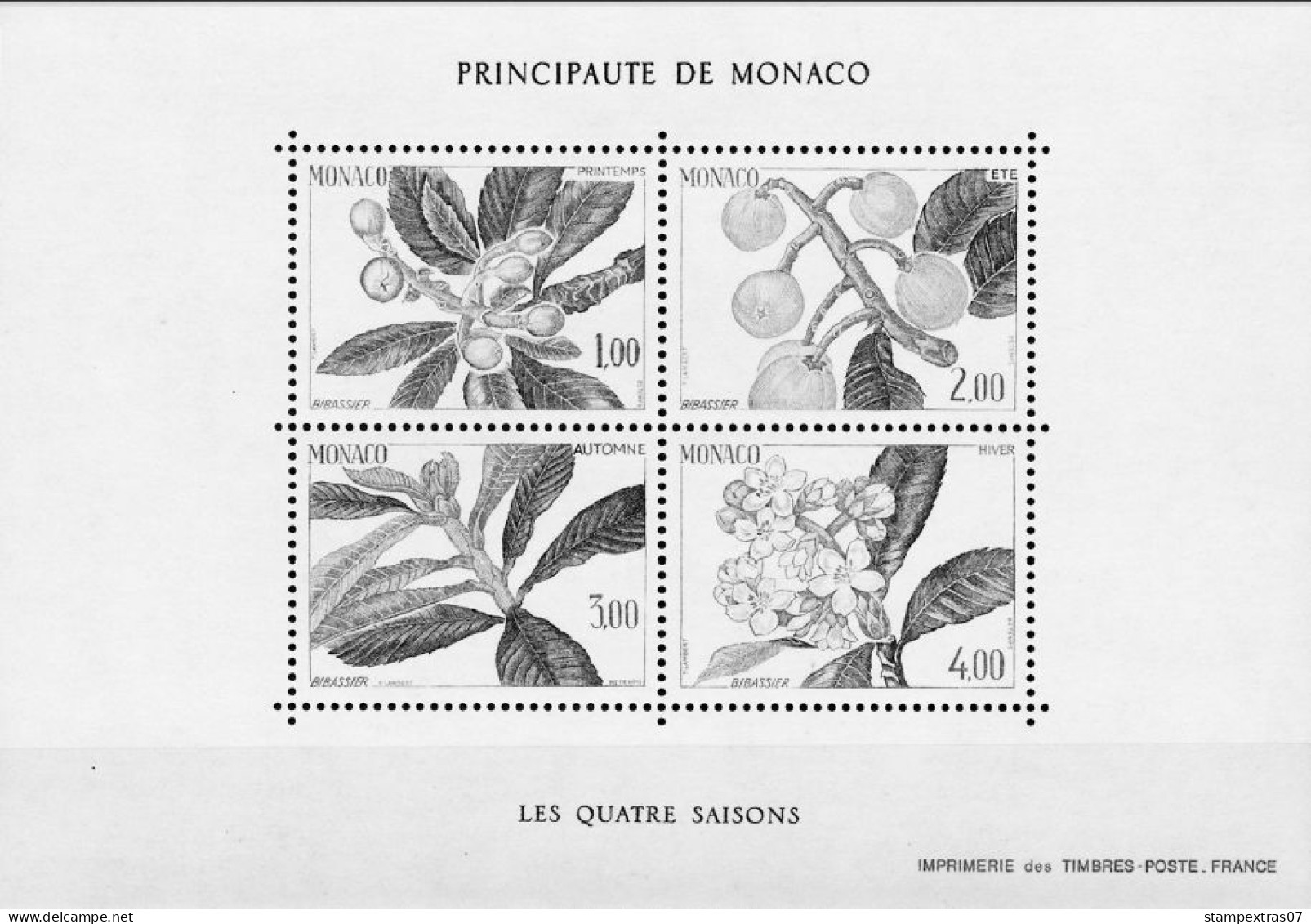 MONACO 1855-2010 + 2011-2020 STAMP ALBUM PAGES (409 b&w illustrated pages)