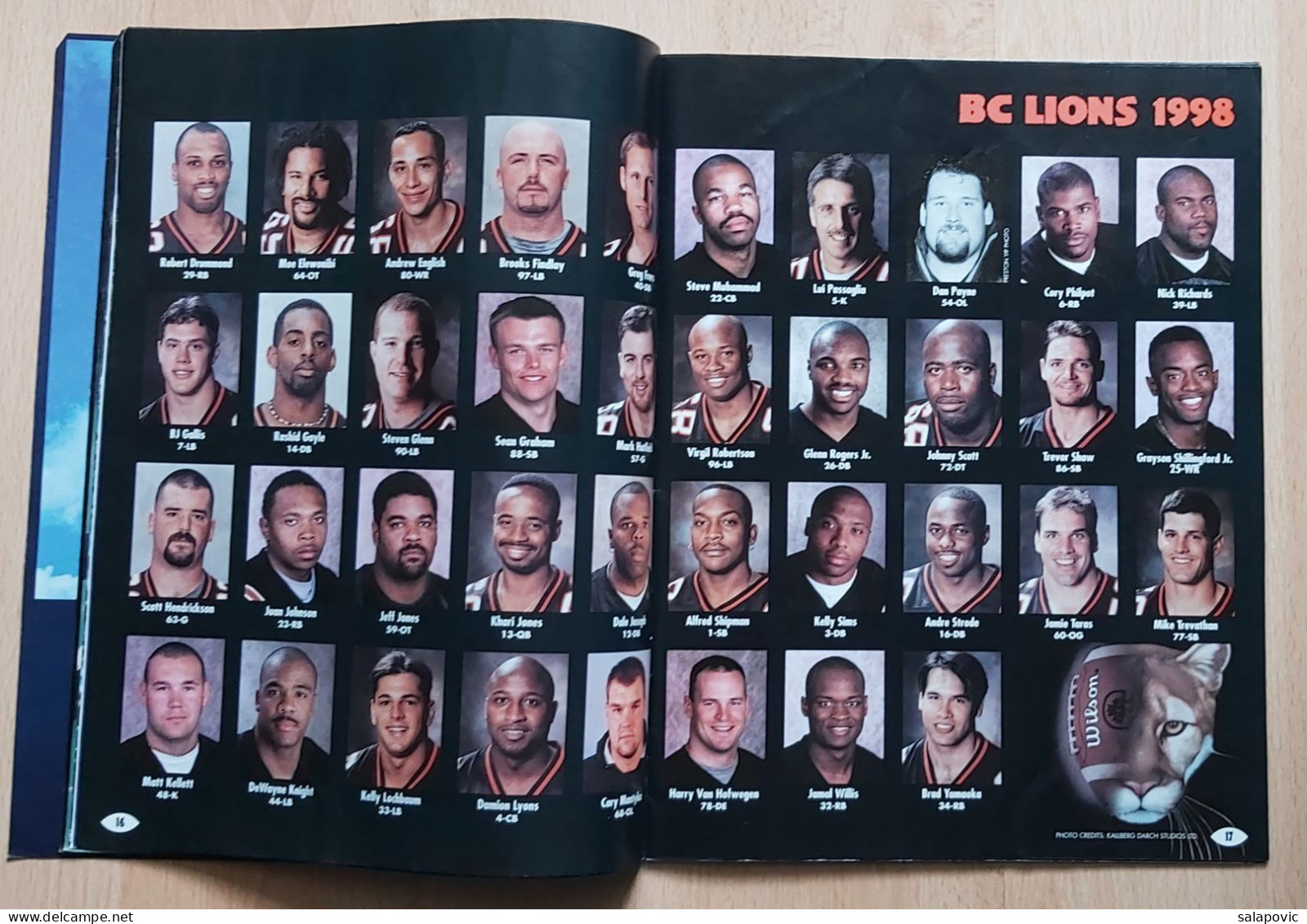 BC Lions Tales N° 4 1998 Magazine Canadian Football League (CFL) - Libros