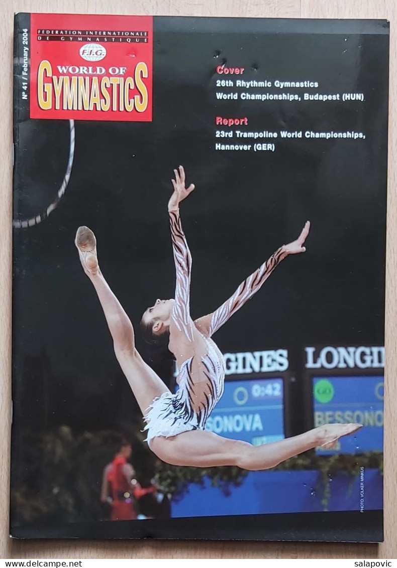 World Of Gymnastics N° 41 February 2004 Magazine - Gymnastics