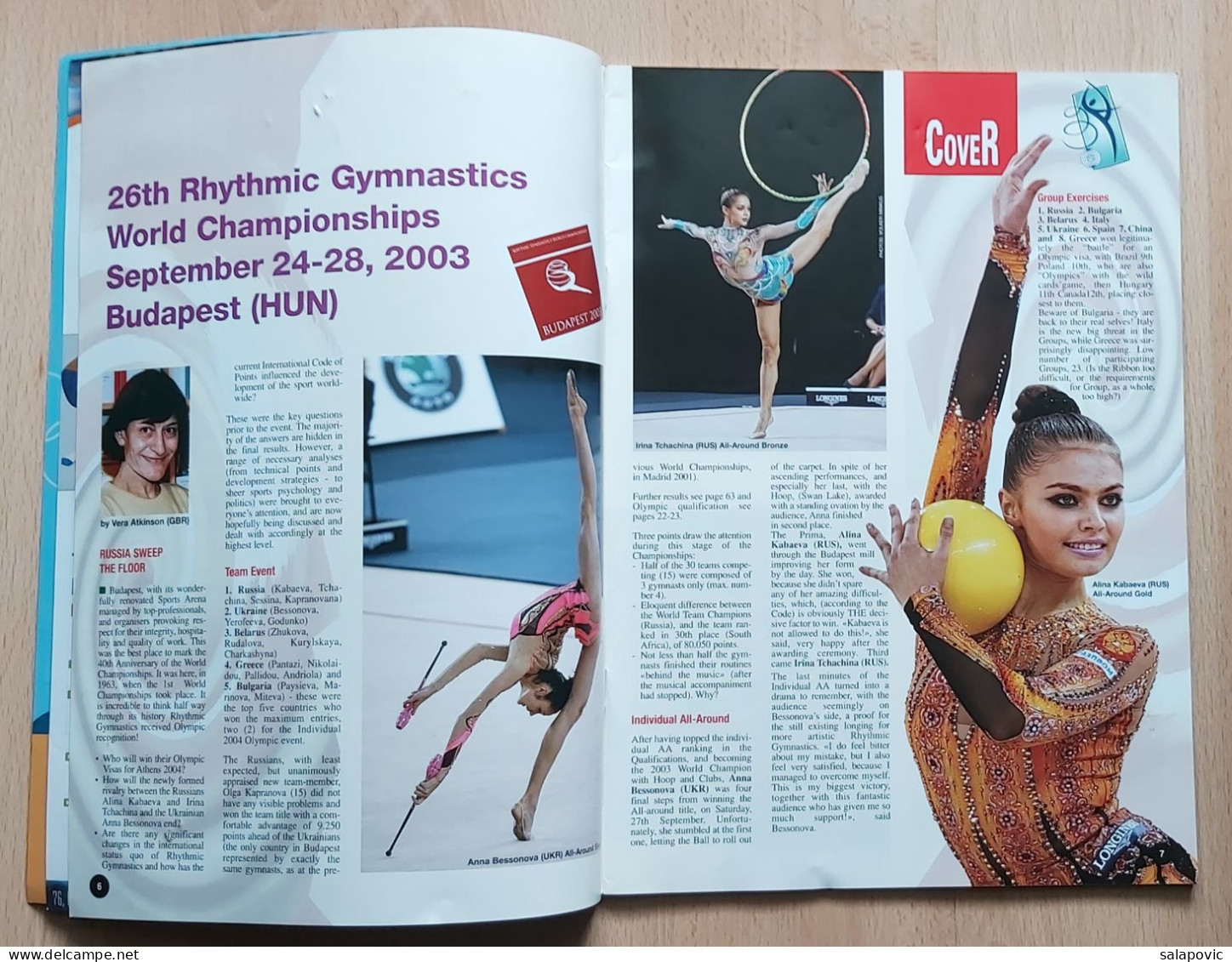 World Of Gymnastics N° 41 February 2004 Magazine - Gymnastiek