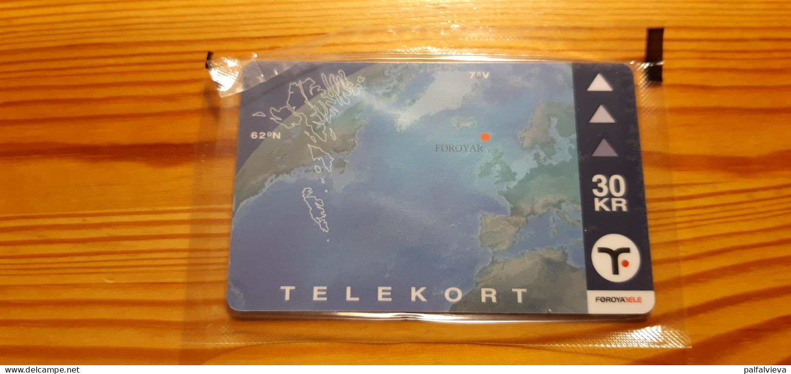 Phonecard Faroe Islands - Map - Mint In Blister - Faeroër