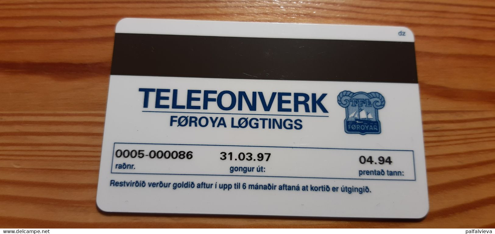 Phonecard Faroe Islands - Sheep - Färöer I.