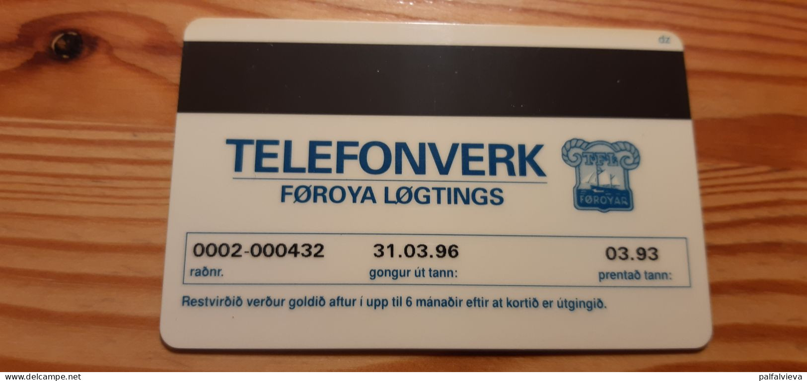 Phonecard Faroe Islands - Faeroër