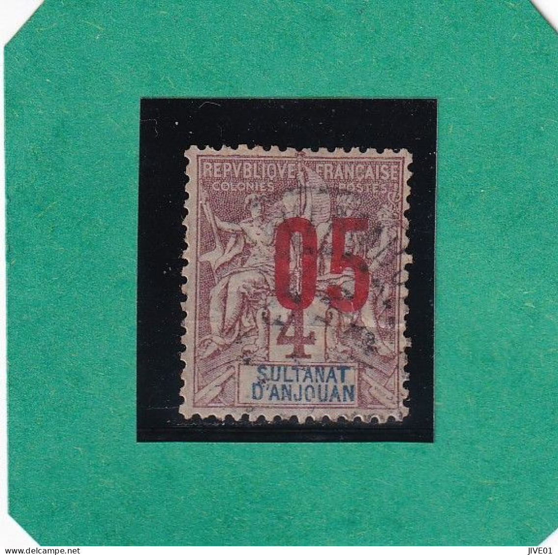 FRANCE (ex-colonies Et Protectorat) : ANJOUAN Y/T N° 21 OBLIT. -1912- - Gebruikt