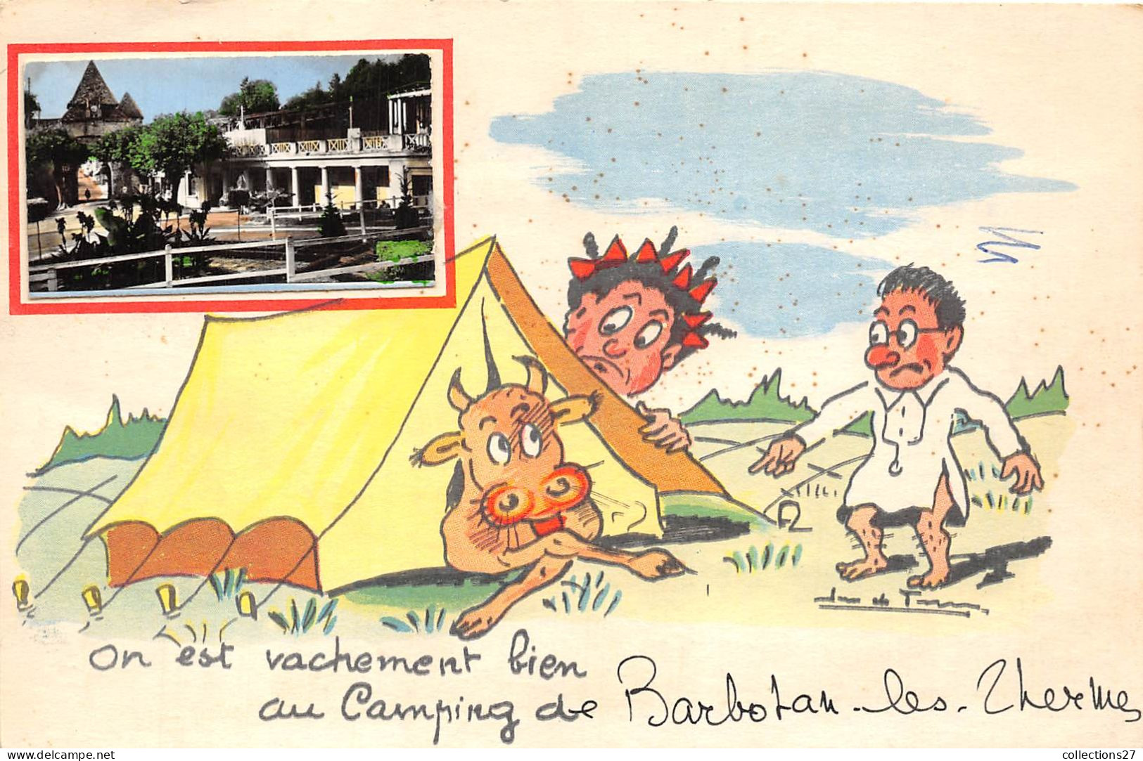 32-BARBOTAN-LES-THERMES- ON EST VACHEMENT BIEN AU CAMPING DE BARBOTAN - Barbotan