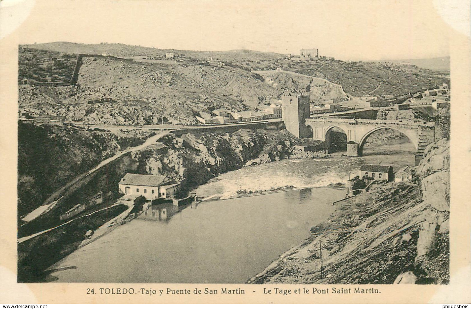 ESPAGNE  TOLEDO  Le Tage Et Le Pont Saint Martin - Toledo