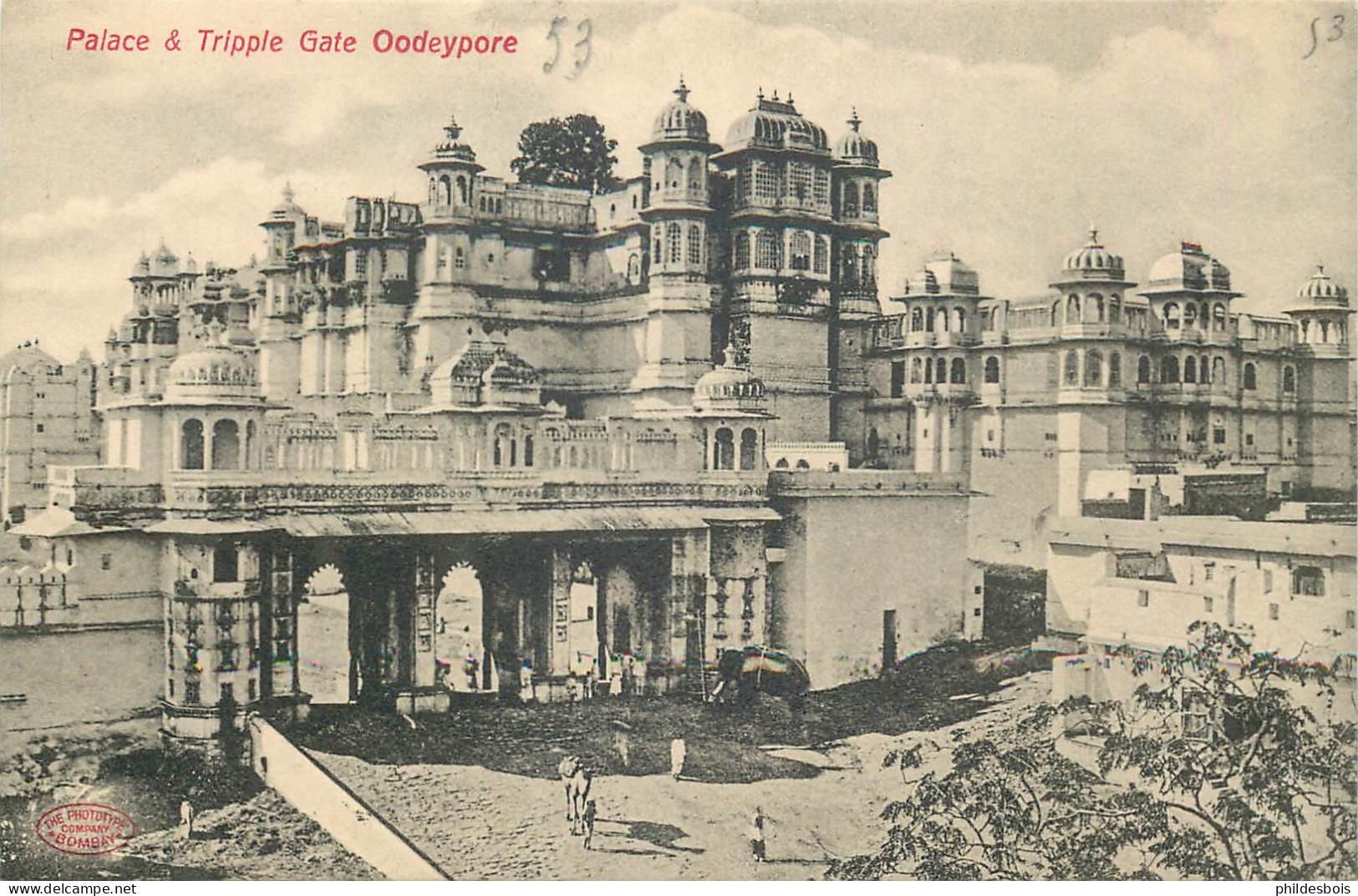 INDE  OODEYPORE / UDAIPUR  Palace & Tripple Gate - India