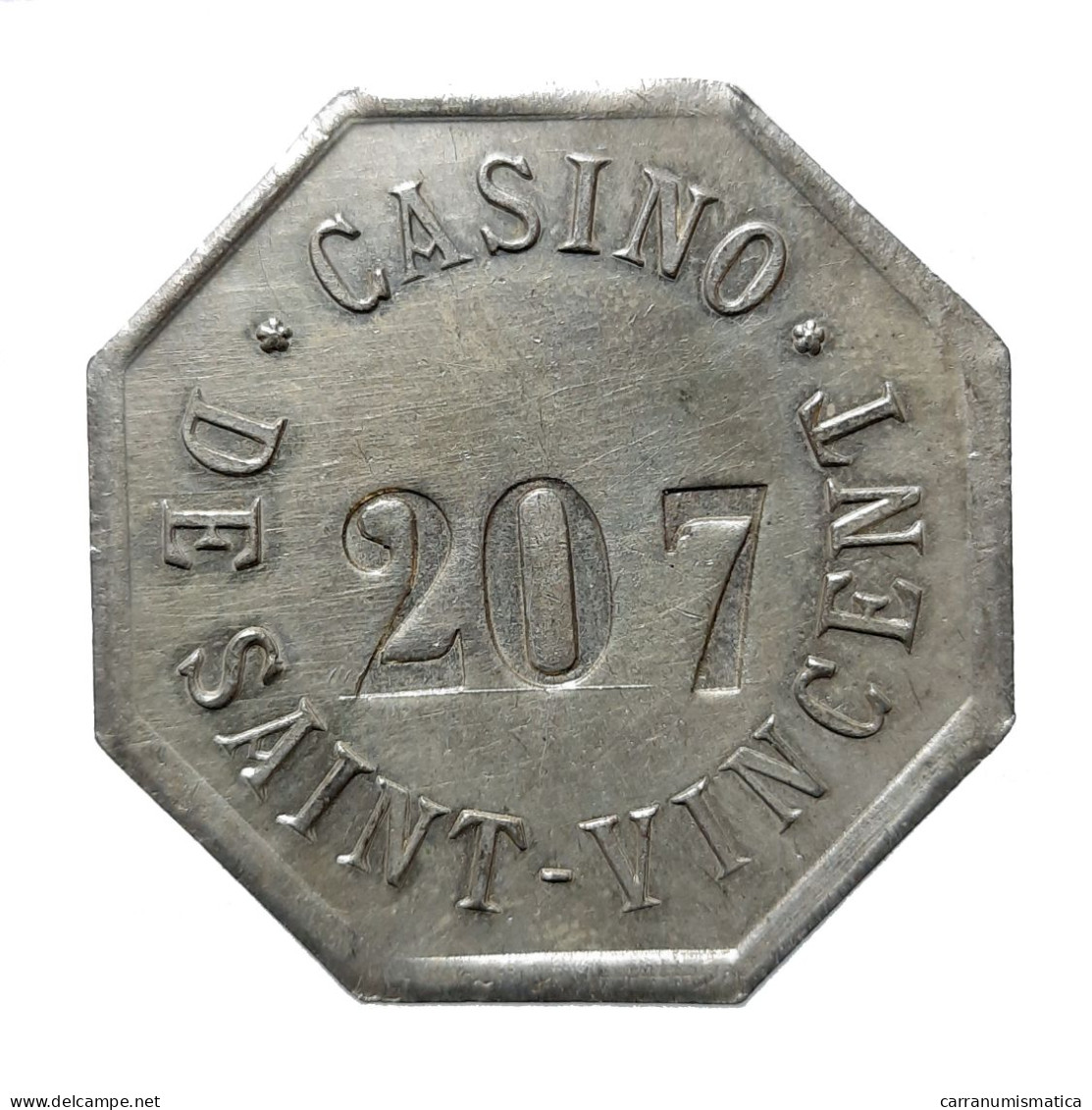 [NC] Casinò De SAINT VINCENT (AOSTA) - CHIP / FICHE / TOKEN VALORE 100 - CuNi (nc8557) - Casino