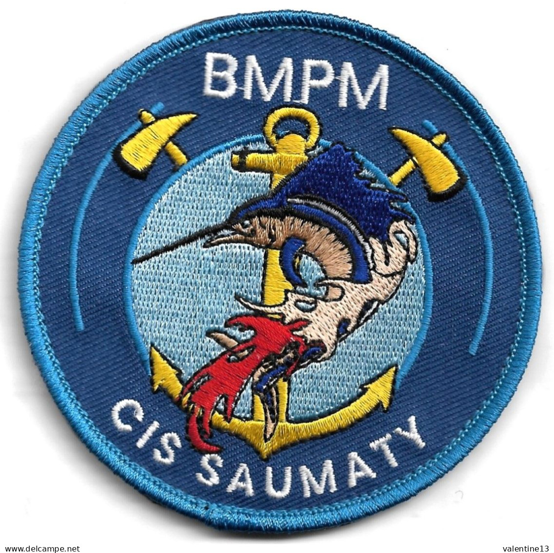 Ecusson B.M.P MARSEILLE CIS SAUMATY - Firemen