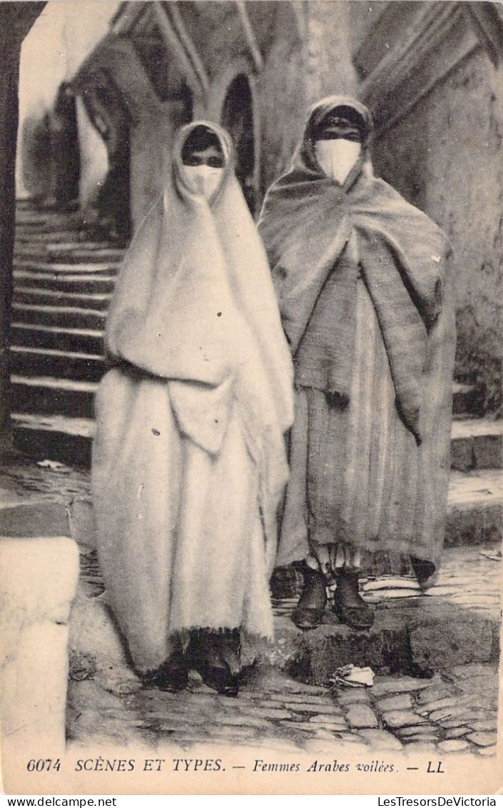 MAROC - Femmes Arabes Voilés - LL - Carte Postale Ancienne - Rabat