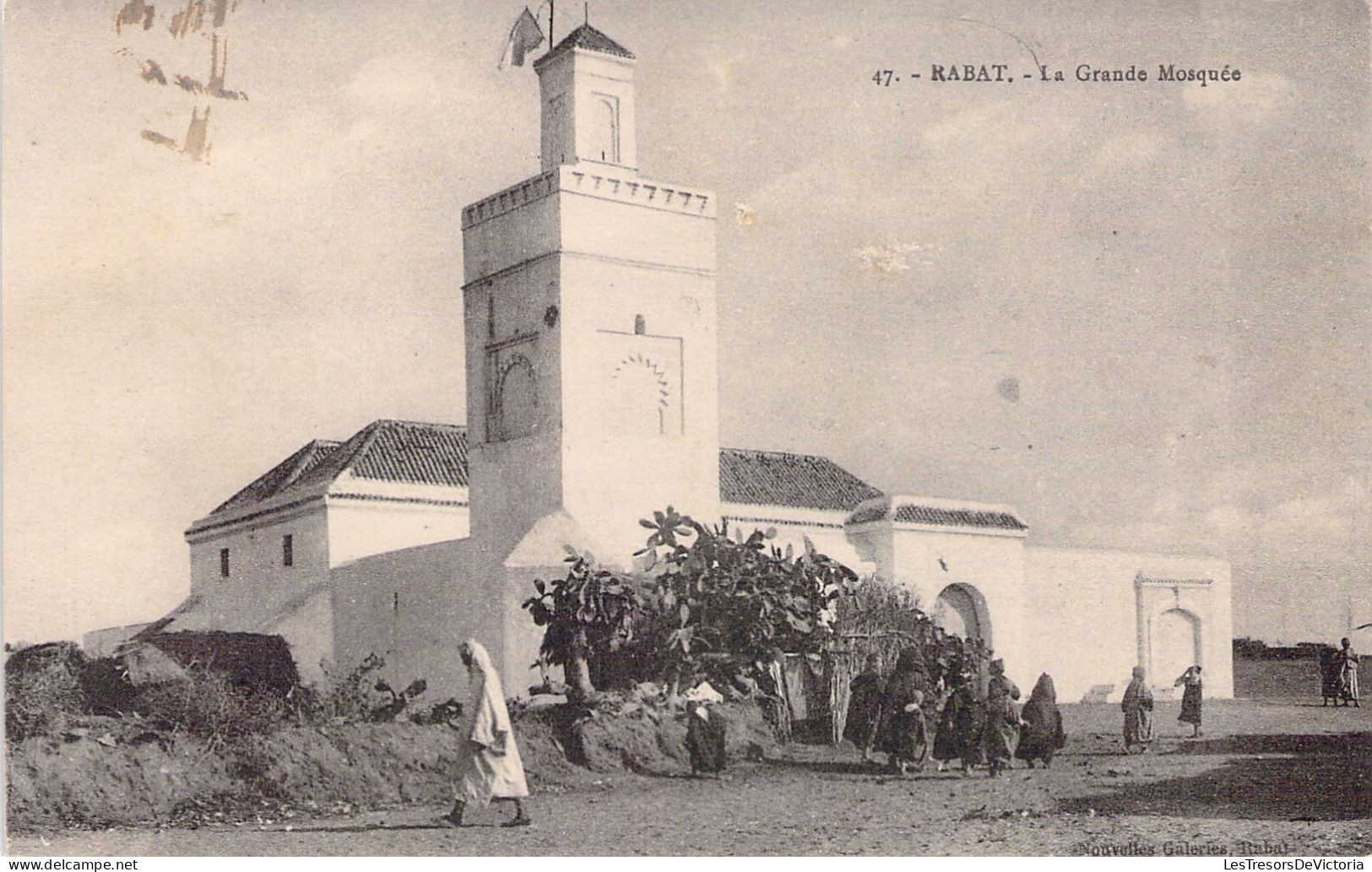 MAROC - RABAT - La Grande Mosquée - Carte Postale Ancienne - Rabat