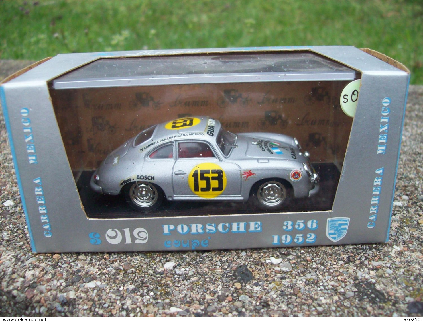 BRUMM - S 020 PORSCHE 356 CARRERA MEXICO  1952    AVEC SA BOITE Scala 1/43 - Brumm