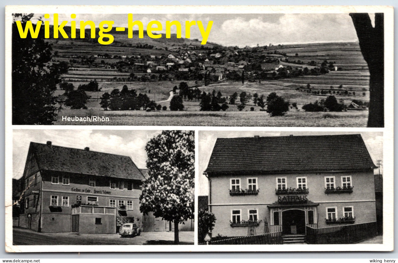 Kalbach Heubach In Der Rhön - Gasthaus Pension Zur Linde 1   Und Rathaus - Rhoen