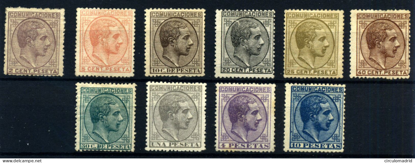 España Nº 190/99. Año 1878 - Unused Stamps