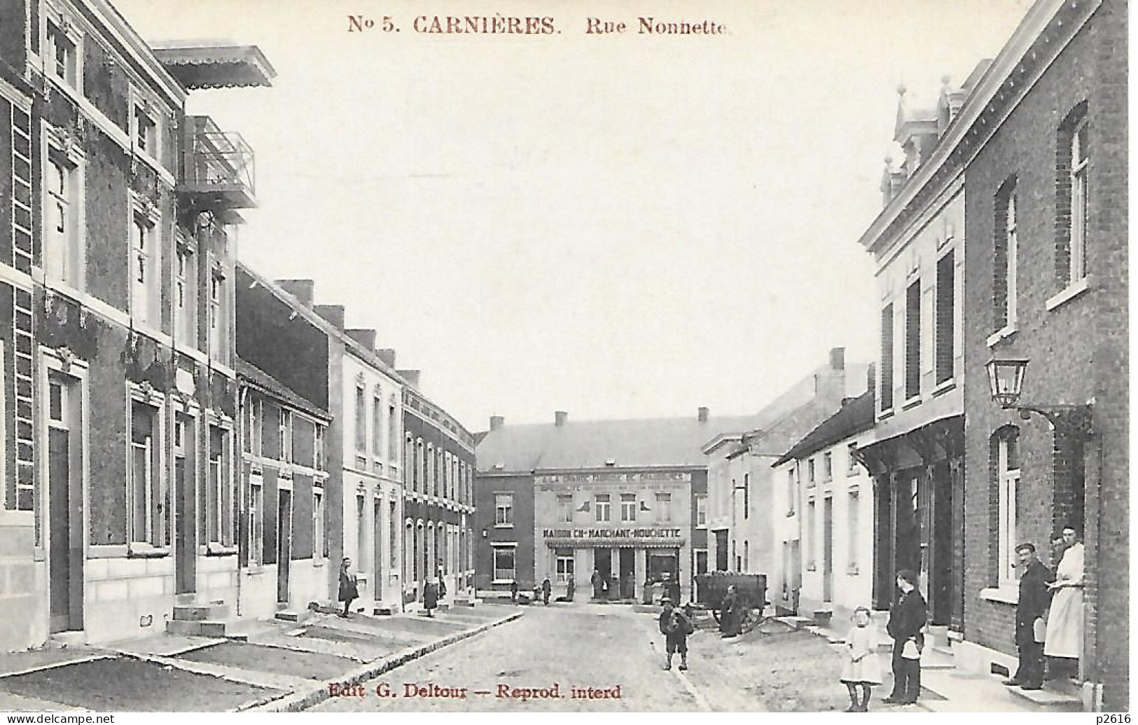 BELGIQUE -  NO 5 -  CARNIERES - RUE NONNETTE - MAGASIN  A LA GRANDE FABRIQUE DE CHAUSSURES - Morlanwelz