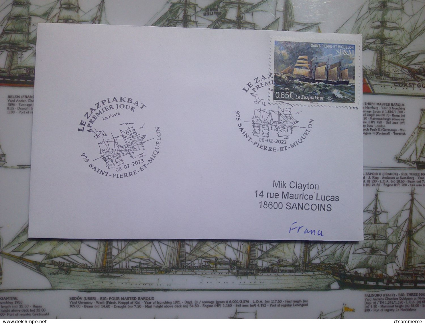 St Pierre & Miquelon, FDC Le Zazpiakbat - FDC