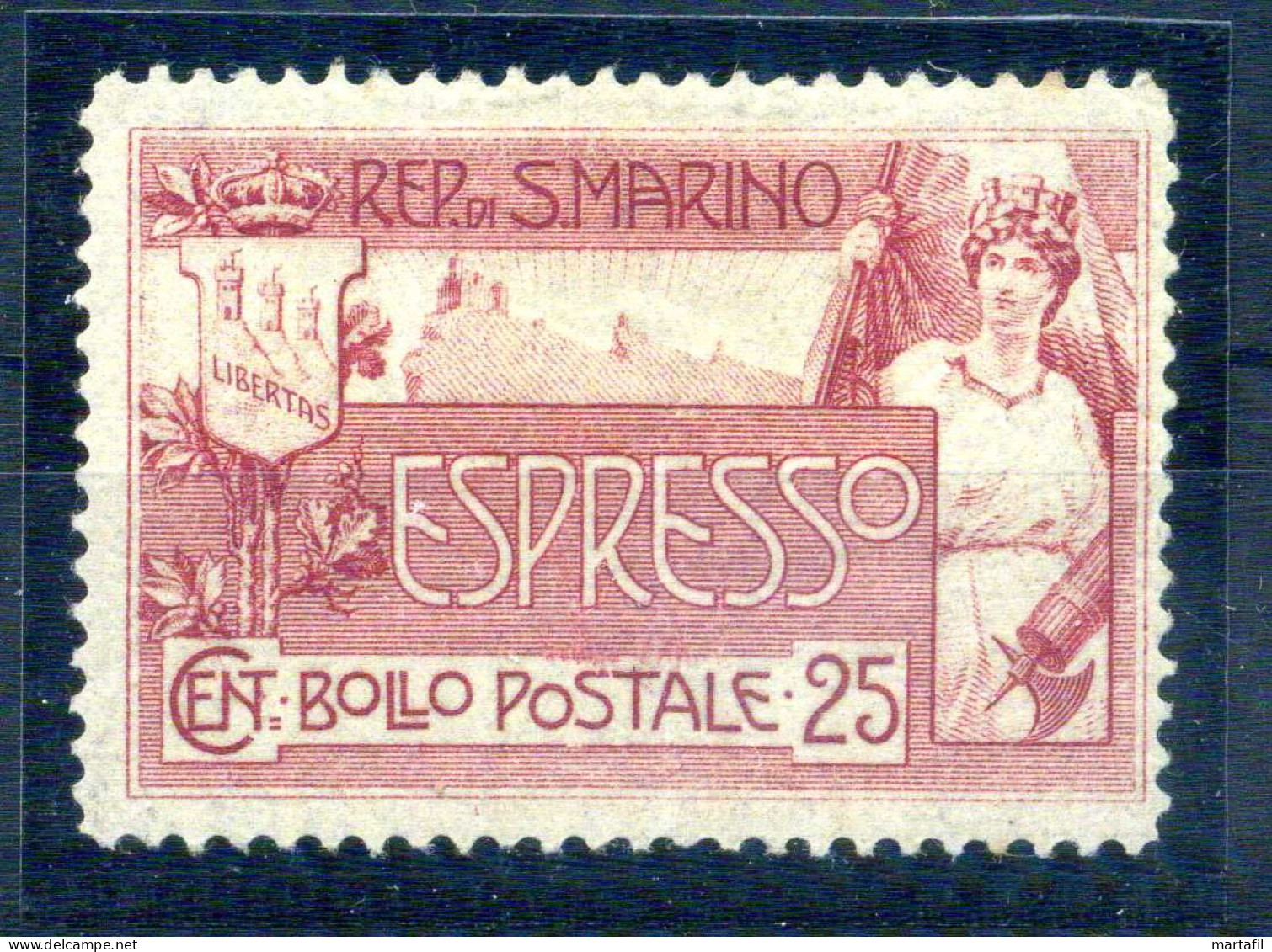 1907 SAN MARINO Espresso N.1 * Buona Centratura - Sellos De Urgencia