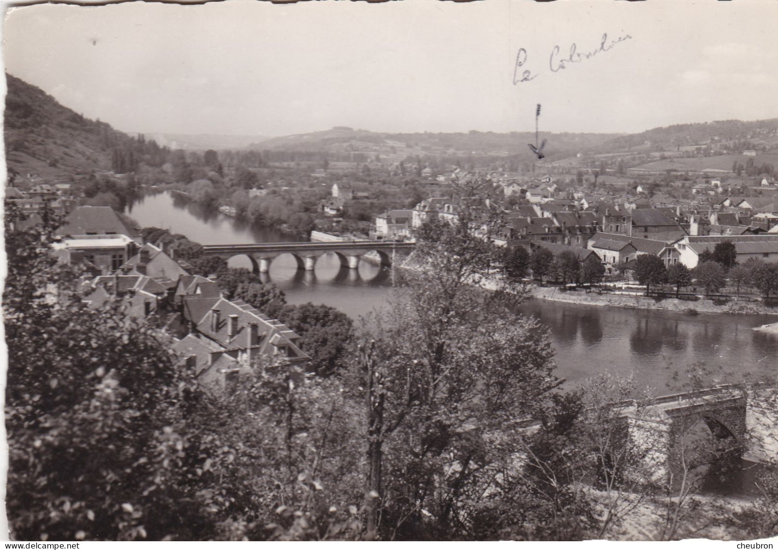 24. TERRASSON LA VILLEDIEU. CPA. VALLEE DE LA VEZERE. ANNEES 50 - Terrasson-la-Villedieu