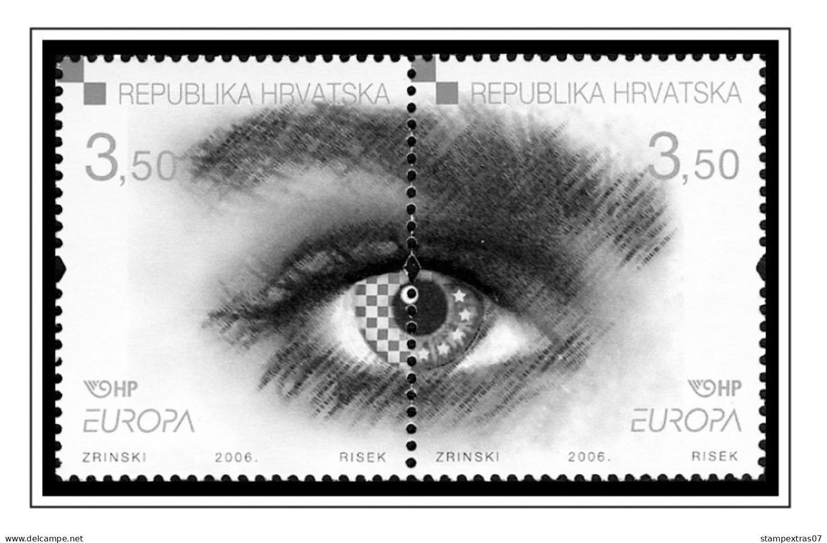 CROATIA 1991-2010 + 2011-2020 STAMP ALBUM PAGES (181 b&w illustrated pages)