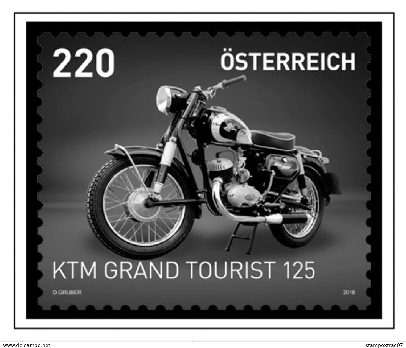 AUSTRIA 1850-2010 + 2011-2020 STAMP ALBUM PAGES (417 b&w illustrated pages)