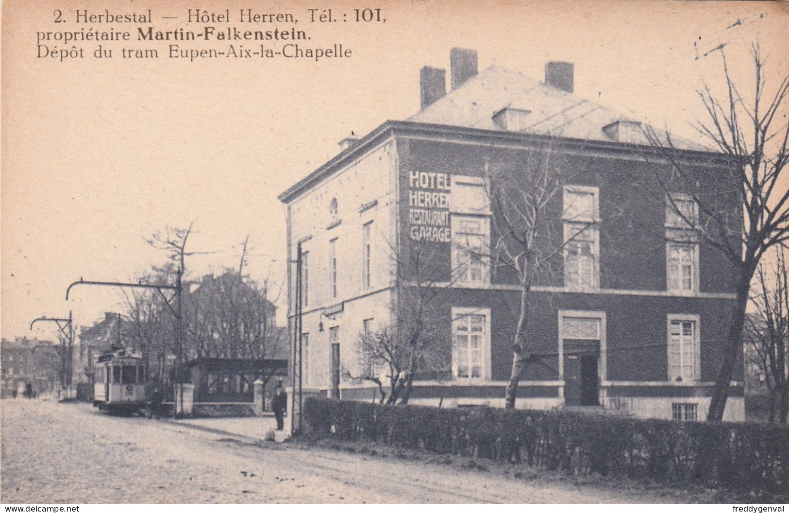 HERBESTHAL HOTEL HERREN TRAM  EUPEN-AIX - Welkenraedt