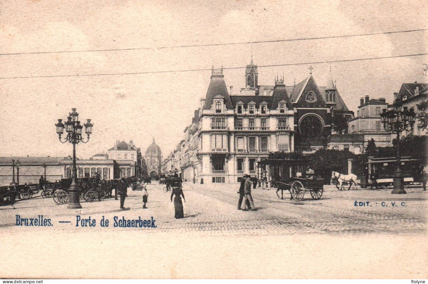 Bruxelles - La Porte De Schaerbeek - Tramway Tram - Belgique Belgium - Prachtstraßen, Boulevards