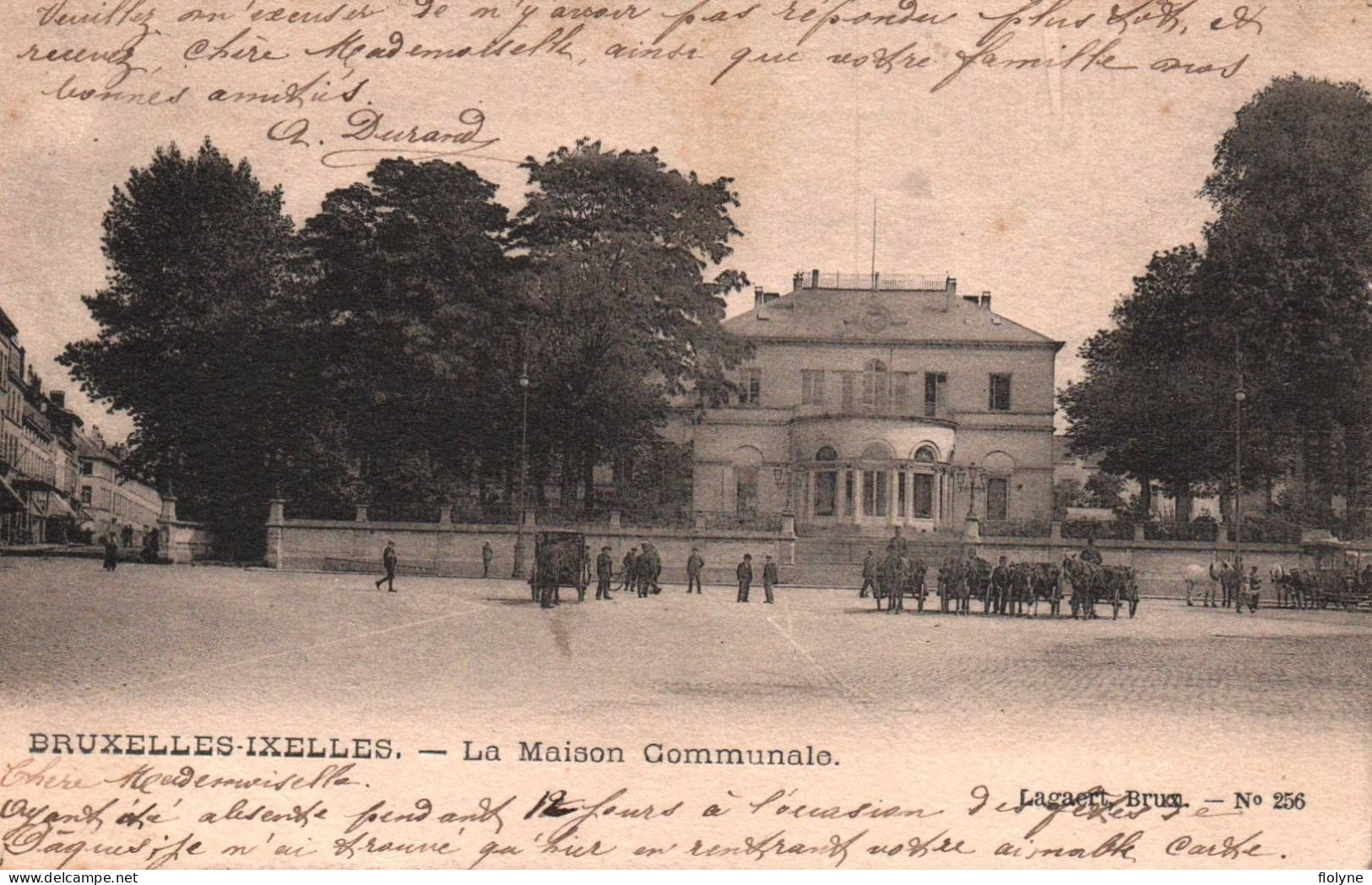 Bruxelles - Ixelles - Place Et La Maison Communale - Belgique Belgium - Avenues, Boulevards