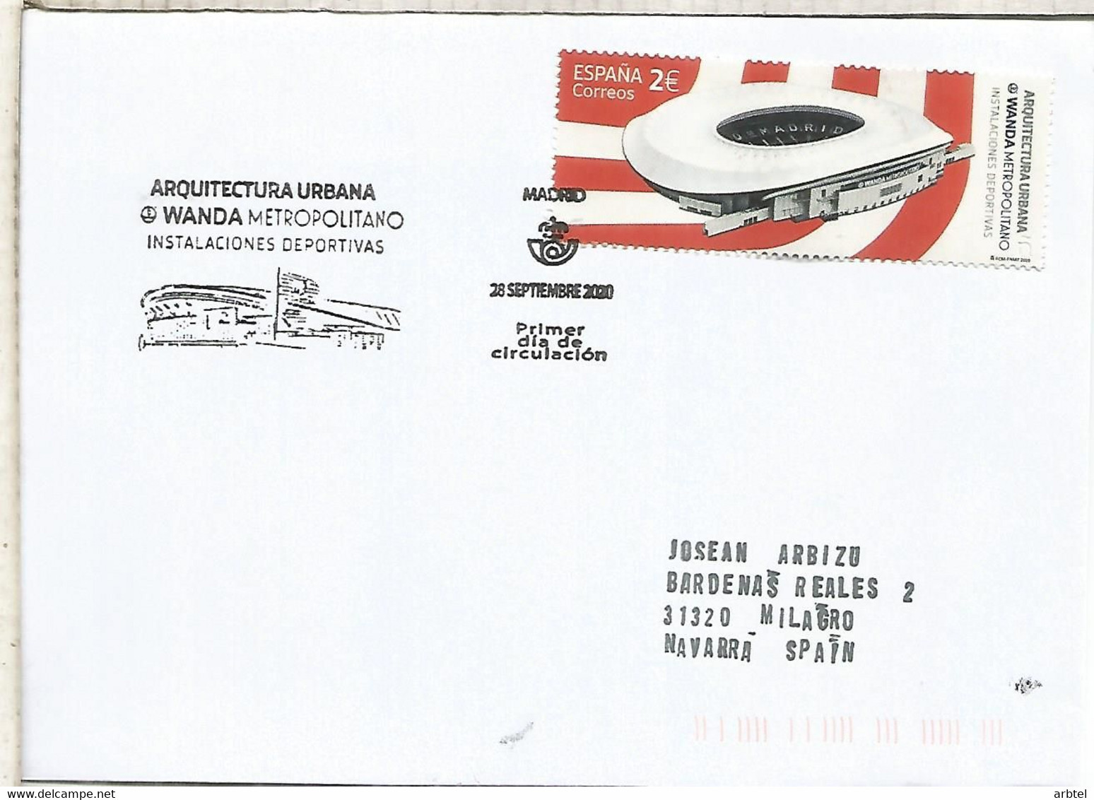 MADRID CC FDC SPD ESTADIO FUTBOL WANDA METROPOLITANO FOOTBALL ATHLETICO DE MADRID - Clubs Mythiques