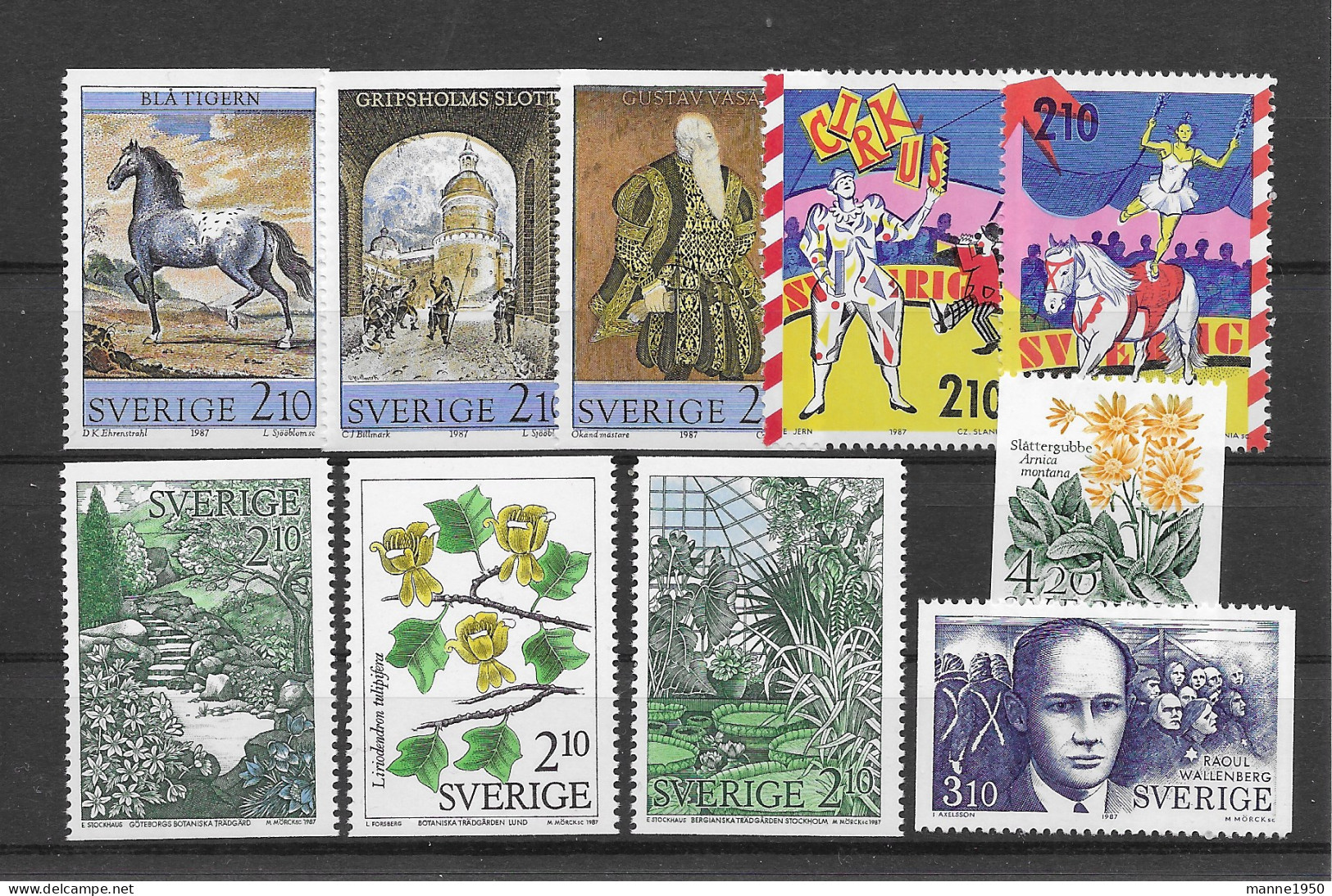 Schweden Kleines Lot 10 Verschiedene Postfrisch ** - Colecciones