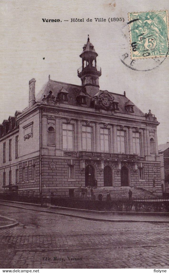 Vernon - Place Et L'hôtel De Ville - La Mairie - Vernon