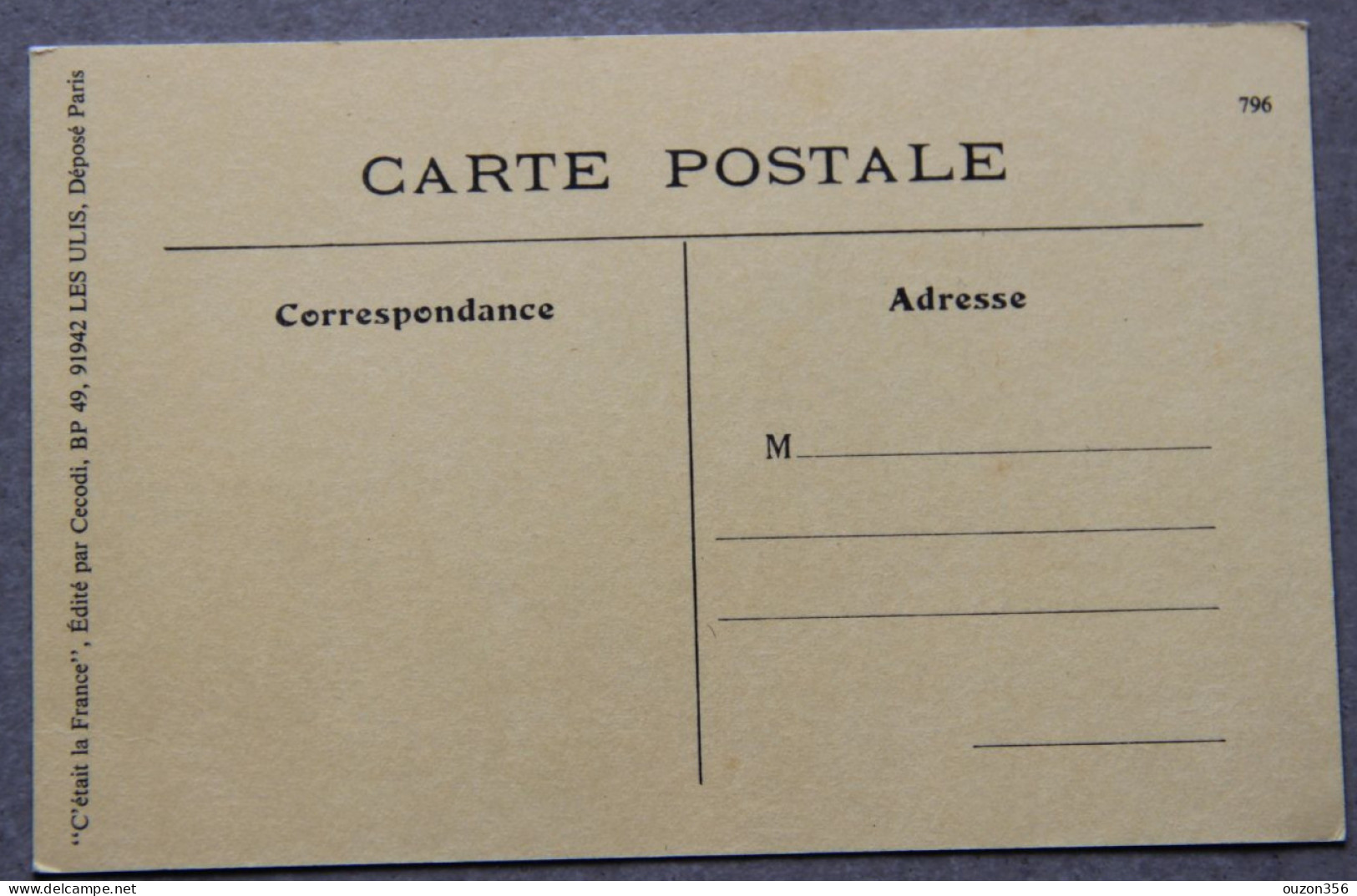 Carte Postale Patinage à Paris (patins à Glace), Retirage Moderne - Patinaje Artístico