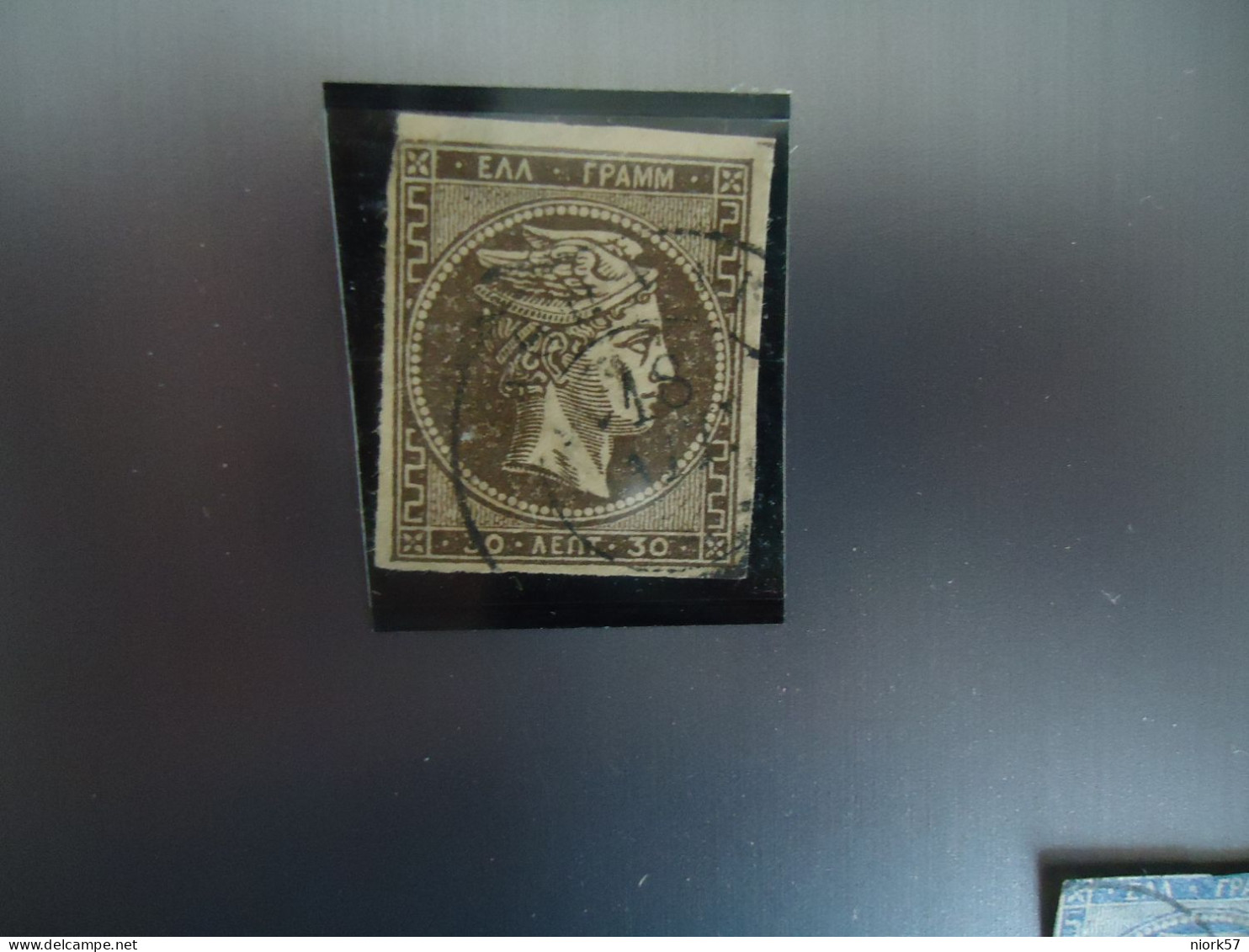 GREECE  USED  STAMPS  LARGE HEAD 30L    WITHOUT NUMBERS - Otros & Sin Clasificación