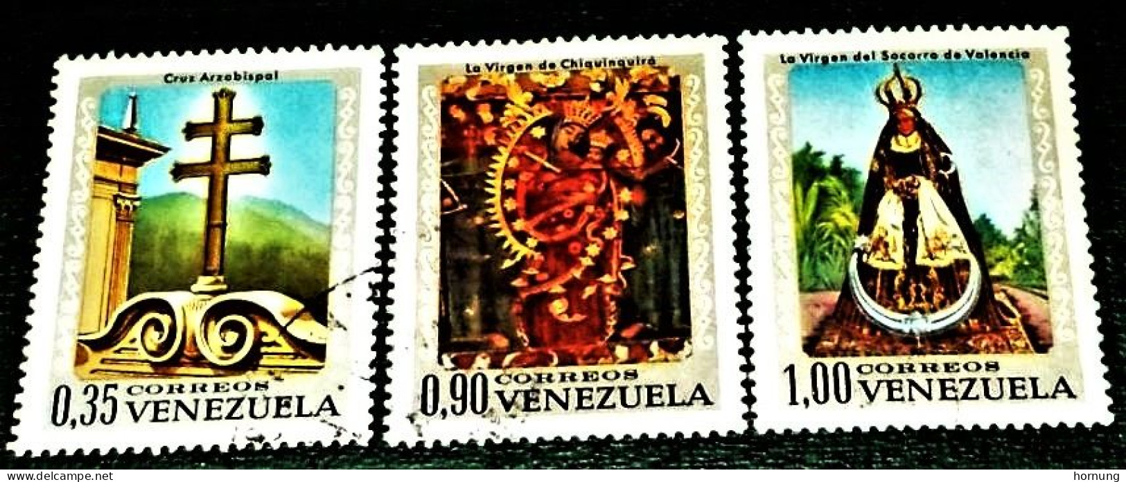 Venezuela,1970, Religious Motives.Michel #1848,1851,1852 - Paintings