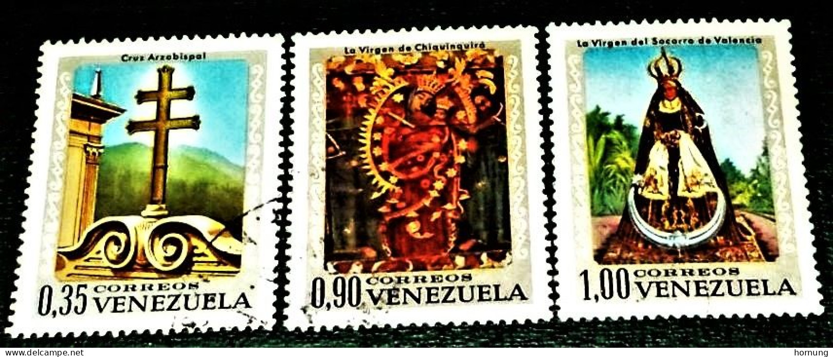 Venezuela,1970, Religious Motives.Michel #1848,1851,1852 - Quadri